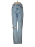 SLVRLAKE 100% Cotton Hearts Blue Jeans Size 28 waist - photo 1