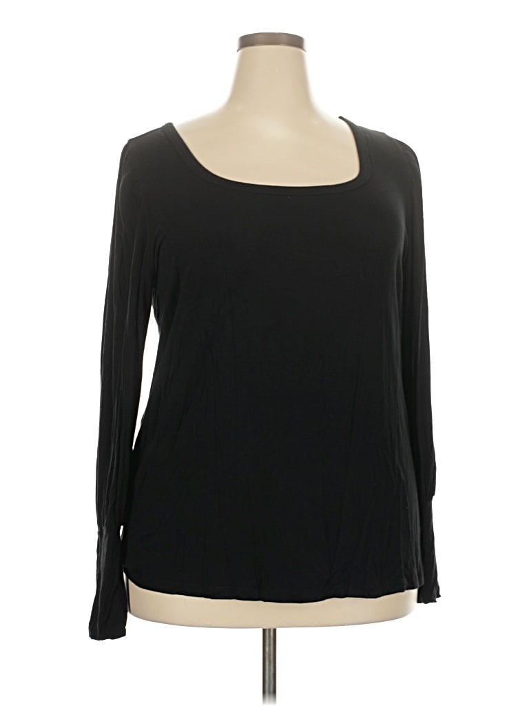 Pre-owned Torrid 3/4 Sleeve T-shirt In Black