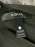 Aqua Solid Black Cocktail Dress Size XS - photo 7