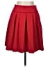 Ann Taylor 100% Polyester Solid Red Formal Skirt Size 6 - photo 1