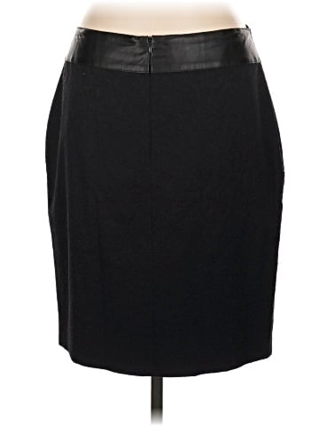 Akris Punto Faux Leather Skirt (view 2)