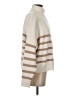 MNG Stripes Ivory Pullover Sweater Size S - photo 4