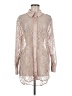 Karen Millen 100% Polyester Ivory Long Sleeve Blouse Size 8 - photo 1