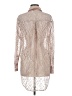 Karen Millen 100% Polyester Ivory Long Sleeve Blouse Size 8 - photo 2