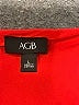 AGB 100% Polyester Red 3/4 Sleeve Blouse Size L - photo 7