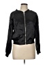 Zeagoo 100% Polyester Metallic Black Track Jacket Size L - photo 1