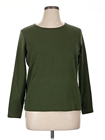 St. John's Bay 3/4 Sleeve Top (view 1)