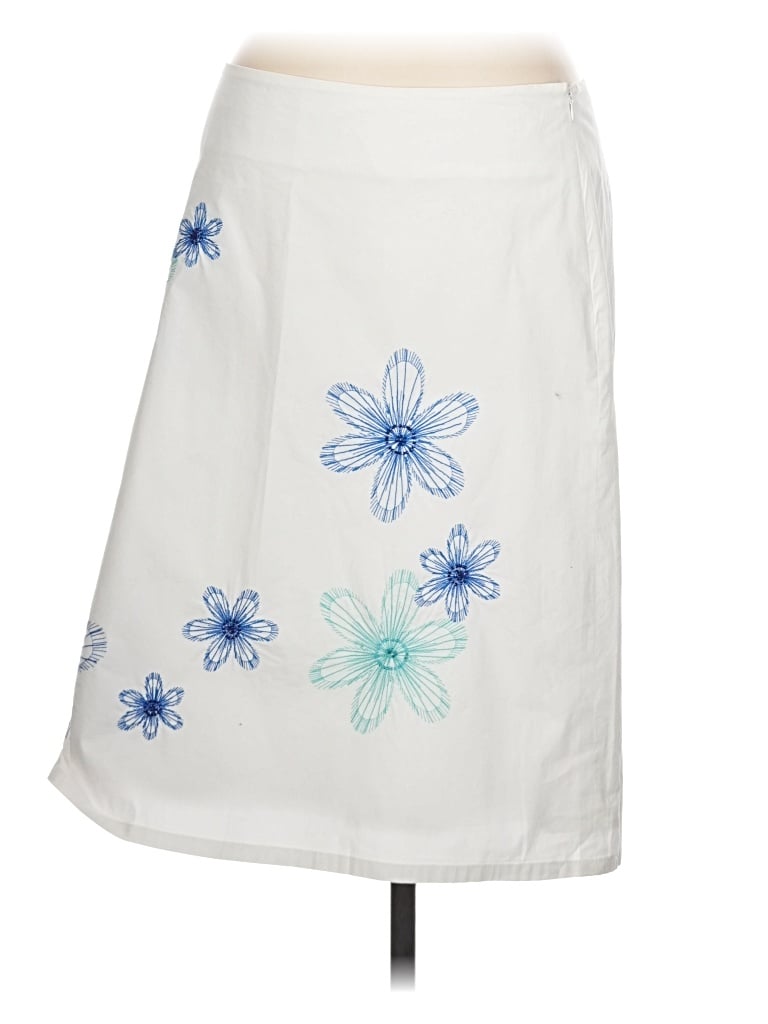 Pre-owned Rafaella Casual Skirt In White