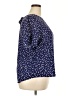 Unbranded 100% Polyester Stars Blue Short Sleeve Blouse Size XXL - photo 4