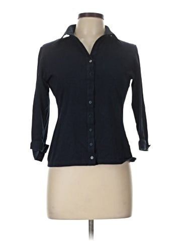Anne Fontaine 3/4 Sleeve Button-Down Shirt (view 1)