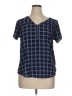 Tempted Blue Short Sleeve Henley Size XL - photo 1