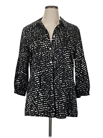 St. John 3/4 Sleeve Silk Top (view 1)