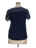 Tempted Blue Short Sleeve Henley Size XL - photo 2