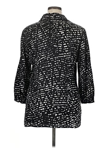 St. John 3/4 Sleeve Silk Top (view 2)