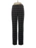 Investments Plaid Black Casual Pants Size 10L - photo 1