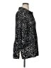 St. John 100% Silk Animal Print Black 3/4 Sleeve Silk Top Size 14 - photo 4