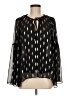 Jennifer Lopez 100% Polyester Black Long Sleeve Blouse Size M - photo 1