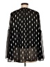 Jennifer Lopez 100% Polyester Black Long Sleeve Blouse Size M - photo 2