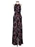 Bebe Print Black Jumpsuit Size 2 - photo 1