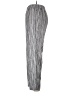 Unbranded Stripes Silver Casual Pants Size L (estimated) - photo 5