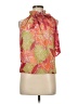 Etcetera 100% Polyester Orange Sleeveless Blouse Size 6 - photo 1