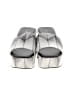 Katy Perry Animal Print Chevron-herringbone Snake Print Gray White Sandals Size 7 - photo 2