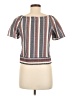 Drew 100% Cotton Gray Short Sleeve Blouse Size M - photo 2