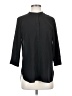 Uniqlo 100% Polyester Black 3/4 Sleeve Blouse Size S - photo 1