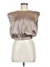 TCEC Silver Sleeveless Blouse Size M - photo 1