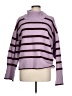Time and Tru Stripes Purple Turtleneck Sweater Size L - photo 1