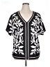 Shein Black Short Sleeve Blouse Size 1X - photo 1