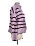Time and Tru Stripes Purple Turtleneck Sweater Size L - photo 4