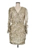 Walter Baker Animal Print Tan Cocktail Dress Size M - photo 1
