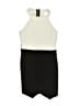 Sally Miller Color Block Ivory Black Dress Size 12 - photo 1