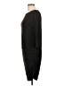 Veronica M. Solid Black Casual Dress Size L - photo 5