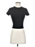 Open Edit Black Short Sleeve Turtleneck Size XS - photo 1