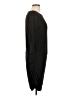 Veronica M. Solid Black Casual Dress Size L - photo 4