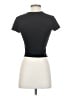 Open Edit Black Short Sleeve Turtleneck Size XS - photo 2
