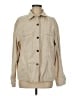 Unbranded 100% Polyester Solid Tan Jacket Size M - photo 1