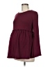 Isabel Maternity Burgundy Pullover Sweater Size Med Maternity - photo 1