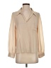 Glam Tan Long Sleeve Polo Size S - photo 1