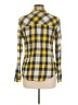 Empyre Plaid Yellow Long Sleeve Button-Down Shirt Size M - photo 2
