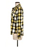 Empyre Plaid Yellow Long Sleeve Button-Down Shirt Size M - photo 5