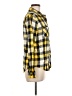 Empyre Plaid Yellow Long Sleeve Button-Down Shirt Size M - photo 4
