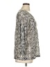 Kenneth Cole New York Silver 3/4 Sleeve Top Size 1X - photo 4