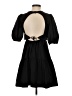 Zara Solid Black Casual Dress Size S - photo 2