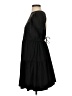 Zara Solid Black Casual Dress Size S - photo 5