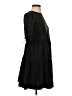 Zara Solid Black Casual Dress Size S - photo 4