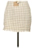 Blu Pepper 100% Polyester Tweed Ivory Casual Skirt Size S - photo 2