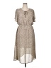 Hayden 100% Polyester Polka Dots Tan Casual Dress Size 1XL - photo 1
